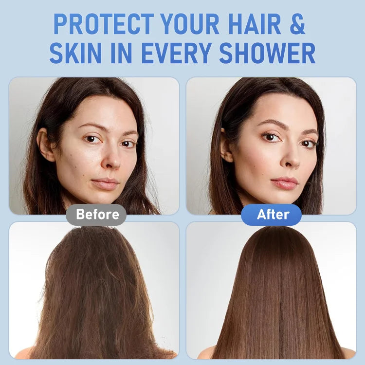 🚿 LumiAqua - 25-Stage Shower Filter — Transform Your Water for Softer Skin & Smoother Hair — Removes Chlorine & Impurities (Chrome)