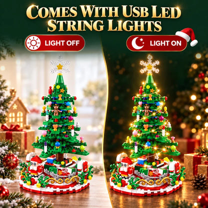 24-Day Build-a-Tree Advent Calendar – 701-Piece Christmas Building Block Set