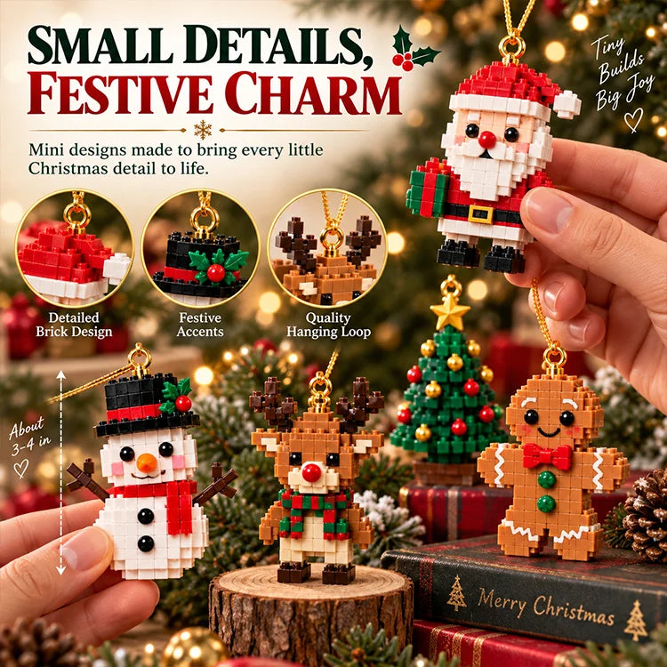 DIY Christmas Ornament Building Set – 24 Mini Holiday Keepsakes