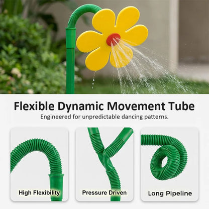 🌻 SunnySpin™ Crazy Dancing Daisy Water Sprinkler