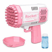 💥 40-Hole Bubble Blaster (Upgraded Edition) - 💖 Candy Pink