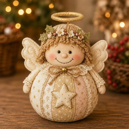 DIY Patchwork Santa Doll Kit – 3D Fabric Christmas Craft & Holiday Decor