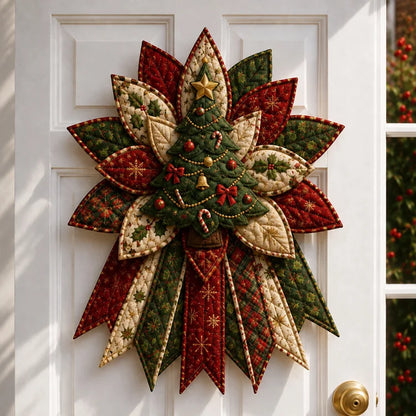 DIY Christmas Quilted Door Hanger Sewing Kit – 3D Holiday Decor