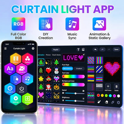 App-Controlled DIY Christmas & Party Light Display