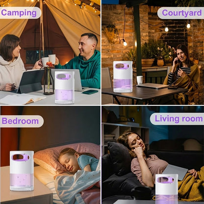 USB Smart Mosquito Trap Lamp • Whisper-Quiet • Chemical-Free • Family Safe • USB Powered