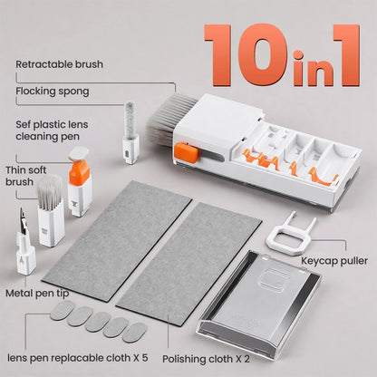 10-in-1 Precision Electronics Cleaning Kit – Advanced Deep Cleaning for Every Detail