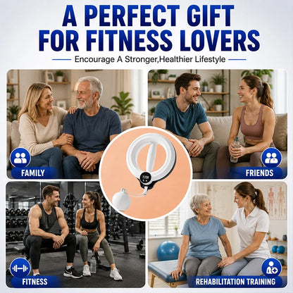 360° Smart Rotating Arm Trainer with LCD Counter – Upper Body Strength Trainer for Arms, Shoulders & Core