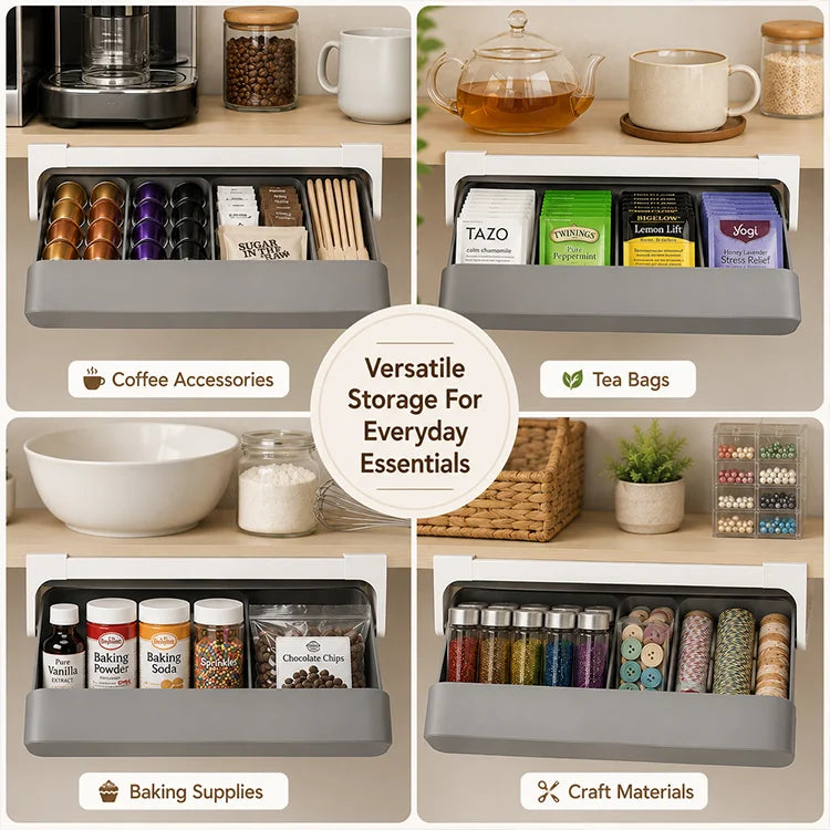 Wall-Mounted Spice Rack Organizer – Kitchen Seasoning Storage Shelf
