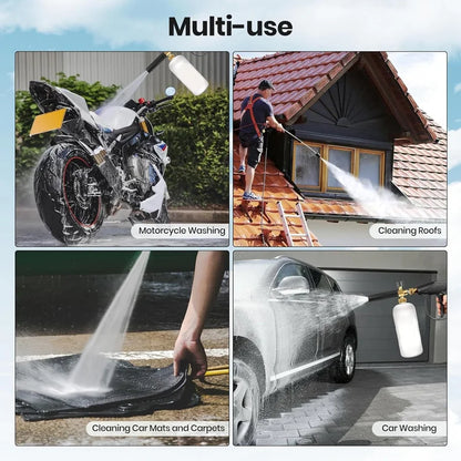 🚗✨ High-Pressure Foam Cannon Kit – Foam & High-Pressure Water 2-in-1