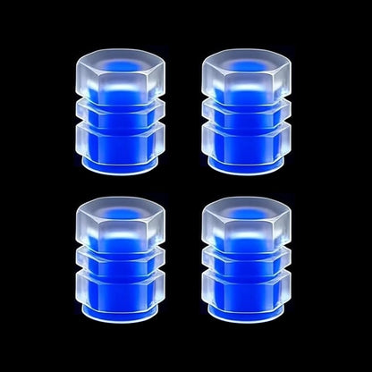 Luminous Tire Valve Stem Caps – Universal Fluorescent Wheel Accessories For Cars, Bikes & Motorcycles