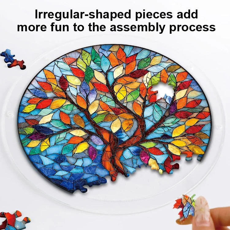 🌈 Sunlit Stained Glass Acrylic Suncatcher Puzzle