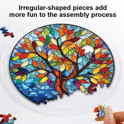🌈 Sunlit Stained Glass Acrylic Suncatcher Puzzle