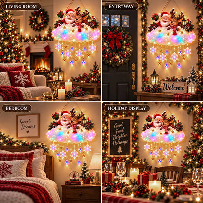 🔥 LAST DAY 50% OFF🎁Light-Up Christmas Cloud Wall Decor