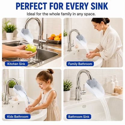 Universal Kids Faucet Extender – BPA-Free Sink Water Extension for Toddlers, Easy Hand Washing & Less Splashing