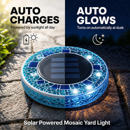 ✨ MoonTile - Mosaic Garden Path Lights