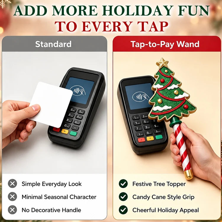 Christmas Tap-to-Pay Wand