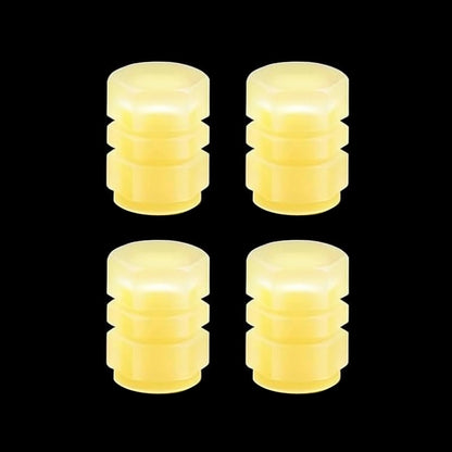 Luminous Tire Valve Stem Caps – Universal Fluorescent Wheel Accessories For Cars, Bikes & Motorcycles