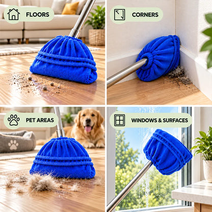 Reusable Multi-Purpose Broom Cover – Wet & Dry Cleaning Sleeve