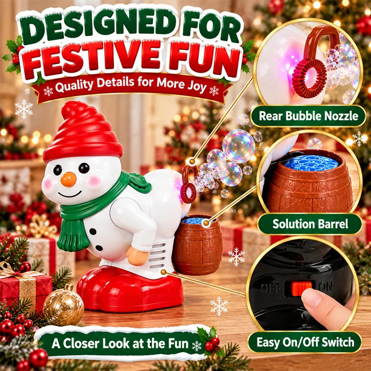 Christmas Character Bubble Machine – Music, Lights & Automatic Bubbles