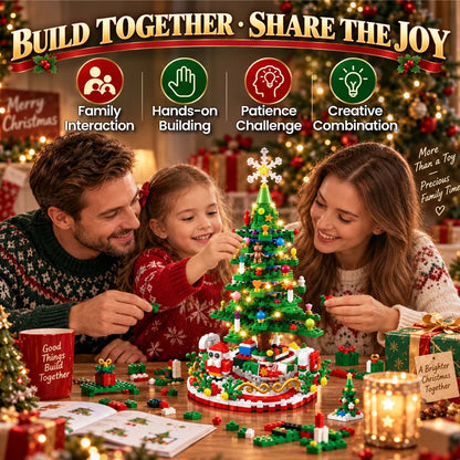 24-Day Build-a-Tree Advent Calendar – 701-Piece Christmas Building Block Set