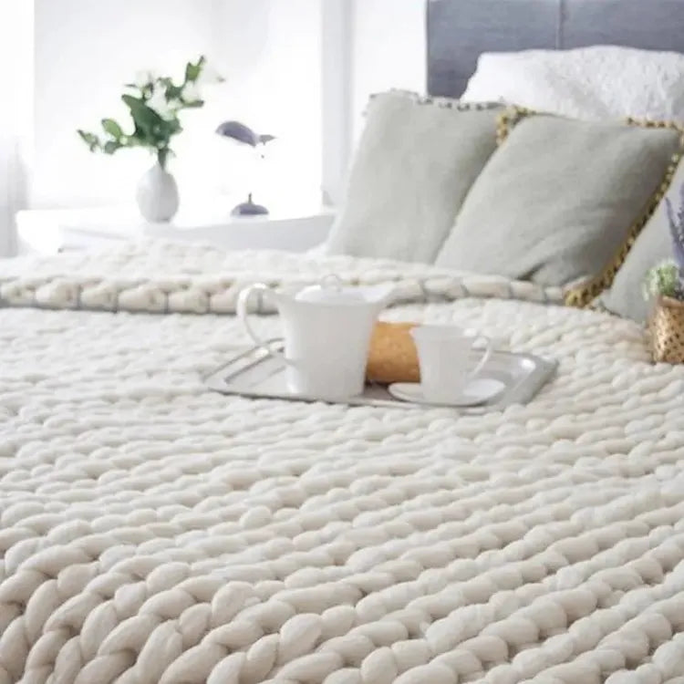 Kazeso™ Chunky Knit Weighted Blanket