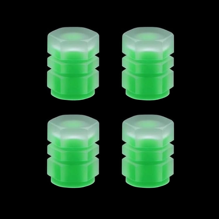 Luminous Tire Valve Stem Caps – Universal Fluorescent Wheel Accessories For Cars, Bikes & Motorcycles