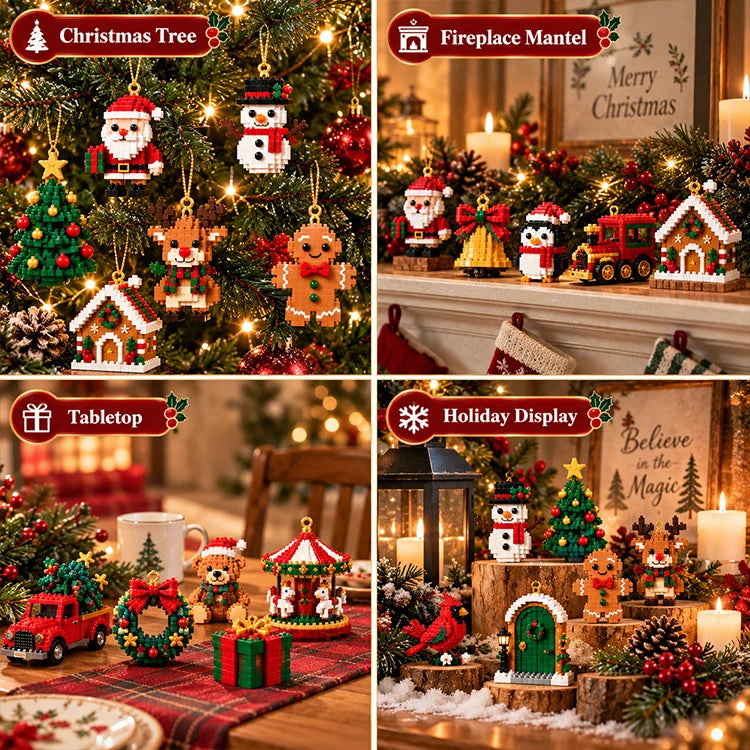 DIY Christmas Ornament Building Set – 24 Mini Holiday Keepsakes