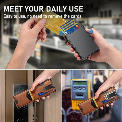 Kazeso™ Carbon Fiber Pop-Up Wallet