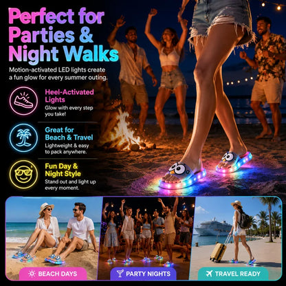 ✨ LED Light-Up Slide Slippers
