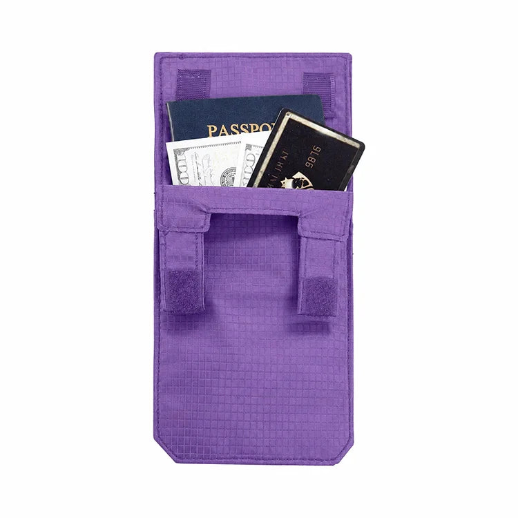 2-in-1 Hidden Waist Pouch – Slim Travel Wallet & Coin Purse