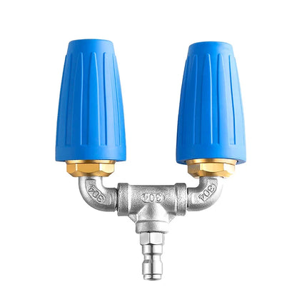 💦 360° Dual-Turbo Pressure Washer Nozzle