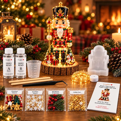 DIY Christmas Tree Resin Night Light Kit