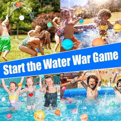 💦 SnapSplash - Magnetic Reusable Silicone Water Balloons • 1-Second Fill • Self-Sealing • Eco-Friendly • Safe for Kids