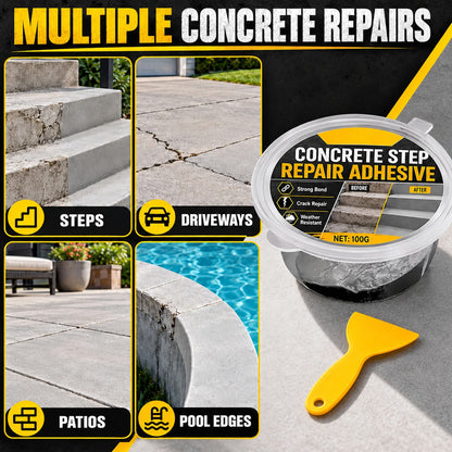 Heavy-Duty Concrete Step Repair Adhesive – Crack & Chip Filler