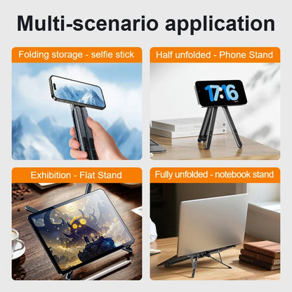 MagFold Pro – Magnetic Aluminum Multi-Device Stand