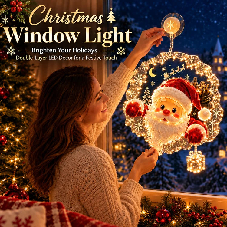 🔥 Last Day 50% OFF🔥🎄Christmas Suction Cup Window Light