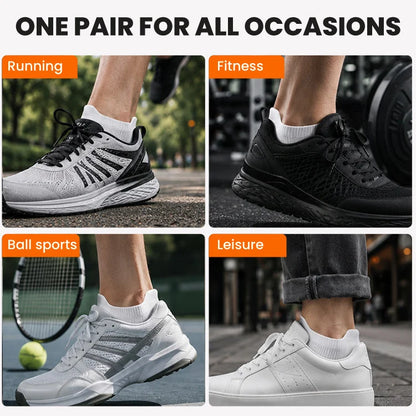 Cushioned Performance Sneaker Socks – Shock-Absorbing, Breathable & Moisture-Wicking
