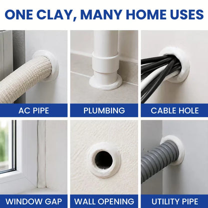 Moldable Sealant Putty – Self-Curing Wall Hole & Gap Sealer