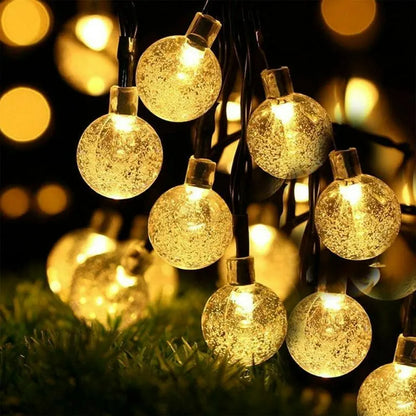 🌙 Kazeso - Solar Bubble String Lights