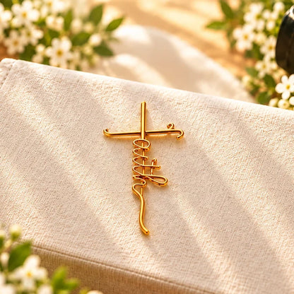 Christian Gold Bookmark Clips
