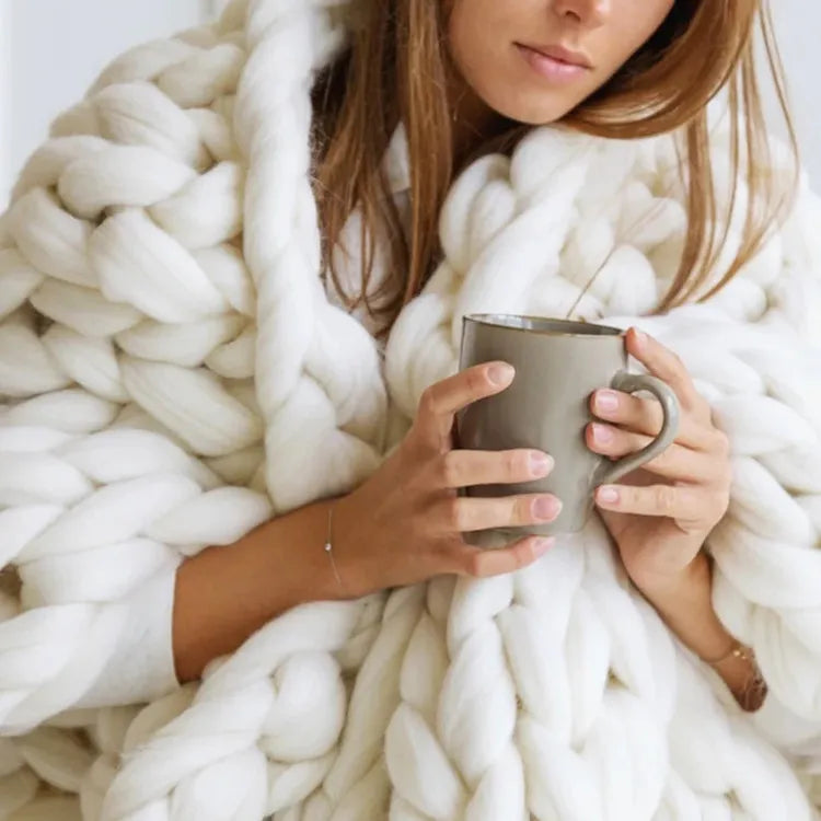 Kazeso™ Chunky Knit Weighted Blanket