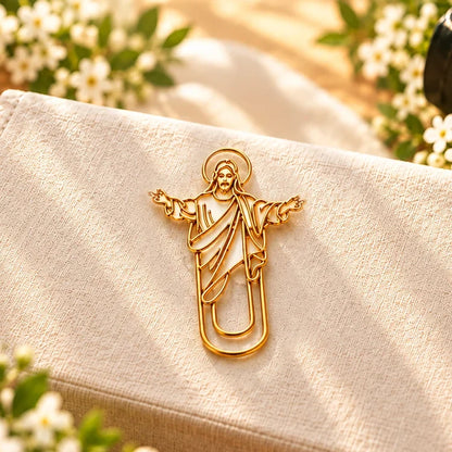 Christian Gold Bookmark Clips