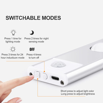 Wireless LED Motion Sensor Light – Perfect for Closets & Kitchens