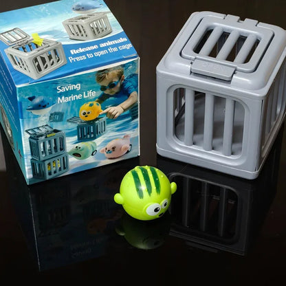 Underwater Rescue Dive Toy Set – Pop-Up Ocean Animal Pool Game for Kids