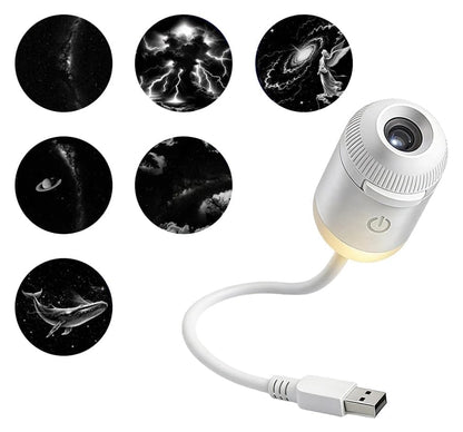✨ USB Starry Sky Projection Night Light