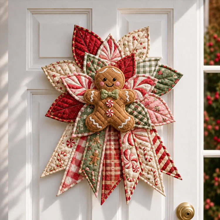 DIY Christmas Quilted Door Hanger Sewing Kit – 3D Holiday Decor