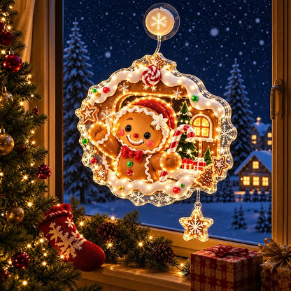 🔥 Last Day 50% OFF🔥🎄Christmas Suction Cup Window Light