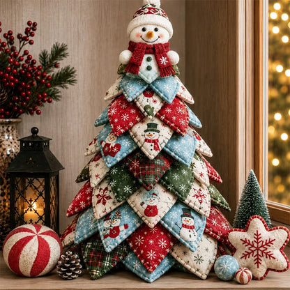 DIY Christmas Tree Patchwork Kit – 3D Layered Fabric Holiday Craft