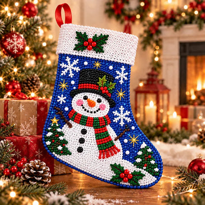 DIY Diamond Painting Christmas Stocking Kit – 6 Festive Holiday Designs