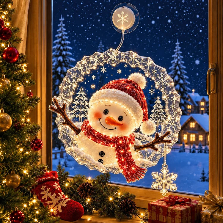 🔥 Last Day 50% OFF🔥🎄Christmas Suction Cup Window Light